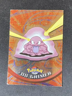 Grimer #88 | TOPPS 1999 TV Animation | Blue Logo HOLO | Vintage Pokemon - Image 2