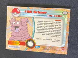 Grimer #88 | TOPPS 1999 TV Animation | Blue Logo HOLO | Vintage Pokemon - Image 3