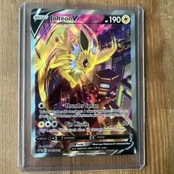 NM Jolteon V SWSH183 Promo Alternate Art Holo Pokemon Card - Image 1