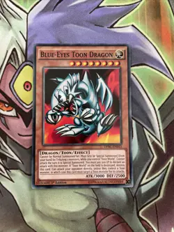DPBC-EN043 Blue-Eyes Toon Dragon Common 1st Edition NM Yugioh Card - Image 1