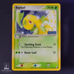 Pokemon - Bayleef Stamped Holo - 35/115 - EX Unseen Forces - Reverse Card - LP - Image 2