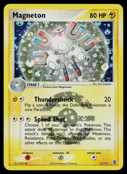 Pokemon Card - Magneton FireRed & LeafGreen 27/112 Reverse Holo - Image 1