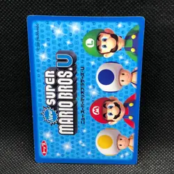 light Baby Yoshi super Mario Bros U CARD 2012 Nintendo TOP Japanese - Image 4