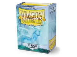 Dragon Shield AT-11001 Dragon Shields Matte Card Sleeves - Clear (100 Count) 5706569110017 - Image 1