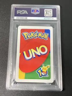 PSA 10 2006 Uno Pokemon 10th Anniversary Playing Card Green Bulbasaur - Image 2