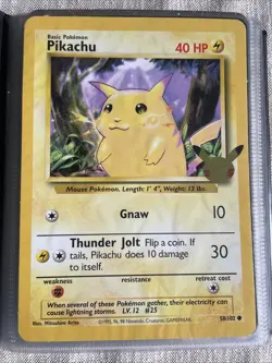 Pokemon TCG Jumbo Oversized Pokemon Card Lot With Anniversary Binder (17 cards) - Image 2