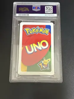 PSA 10 2006 Uno Pokemon 10th Anniversary Playing Card LUGIA RED - Image 2