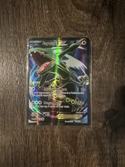 Pokemon Rayquaza EX Full Art Card 104/108 Roaring Skies Set Holo - Image 2
