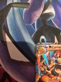 Pokemon Mega M Camerupt EX Holo Black Star Promo Card XY198 - Image 2