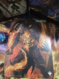 MTG Final Fantasy Gift Bundle Box - x1 DICE INCLUDED . No Packs only Land Cards - Image 4