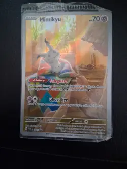 Mimikyu SVP075 Scarlet & Violet Black Star Promo Sealed Pokemon TCG Card - Image 1