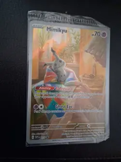 Mimikyu SVP075 Scarlet & Violet Black Star Promo Sealed Pokemon TCG Card - Image 2