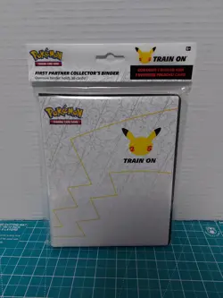 Pokemon 25th Anniversary Collector's Jumbo Card Binder with Pikachu Card - Image 1