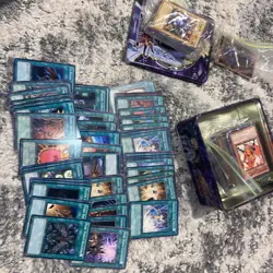 Yu-go-oh Lot With Tin Garage Sale Find No Idea Lots Of Cards TCG - Image 4