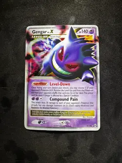 Pokemon Gengar TCG LV.X Platinum Arceus Holo Ultra Rare Card 97/99 - Image 1