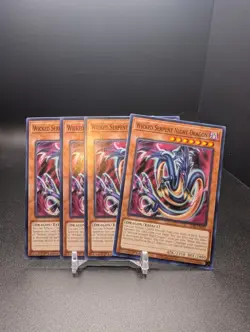 4x Wicked Serpent Night Dragon 1st Edition Common ALIN-EN031 Yu-Gi-Oh! - Image 1