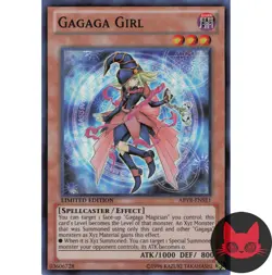 Yugioh Gagaga Girl ABYR-ENSE1 Super Rare Limited Edition NM - Image 1