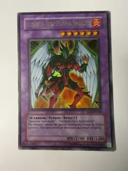 Yugioh YuGiOh! LP Elemental Hero Phoenix Enforcer Ultra Rare EOJ-EN032 - Image 1