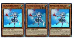 Yugioh- 3X Staysailor Romarin - Super Rare - 1st Edition - LIOV-EN094 - NM - Image 1