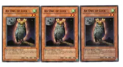 Yugioh- 3X An Owl of Luck - Common - Unlimited - PGD-073 - Near Mint - Image 1