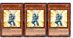 Yugioh- 3X Elemental HERO Flash - Common - Unlimited - GENF-EN090 - Near Mint - Image 1