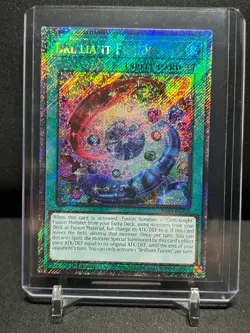 Brilliant Fusion RA04-EN254 1st Edition Platinum Secret Rare Yu-Gi-Oh! NM - Image 1
