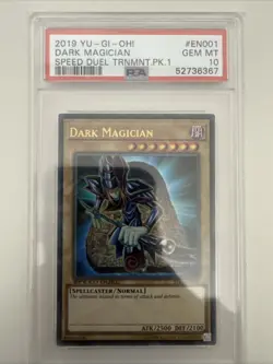 2019 YU-GI-OH DARK MAGICIAN SPEED DUEL STP1-EN001 PSA 10 - Image 1