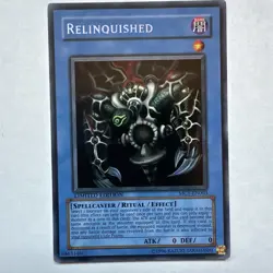 Yu-Gi-Oh! TCG Relinquished #MC1-EN003 Limited Edition Secret Rare Ritual - Image 1