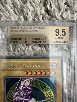 Yu-Gi-Oh Dark Magician DDS-002 Promo Secret Rare BGS 9.5 Gem Mint 10 Subgrade - Image 2