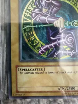 Yu-Gi-Oh Dark Magician DDS-002 Promo Secret Rare BGS 9.5 Gem Mint 10 Subgrade - Image 4