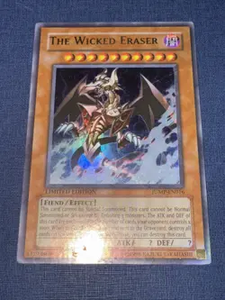 YUGIOH THE WICKED ERASER JUMP-EN016 ULTRA LIMITED ED MP - Image 2
