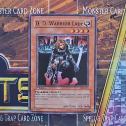 1x D.D. Warrior Lady - Super Rare - DCR-027 - 1st Ed - LP - Image 1