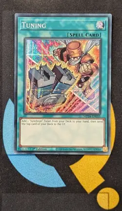 MP24-EN055 Tuning Alt Art Prismatic Secret Rare 1st Ed YuGiOh - Image 1