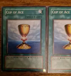 YUGIOH 3x Cup Of Ace LODT-EN050 1st Edition Yu-Gi-Oh! - Image 2