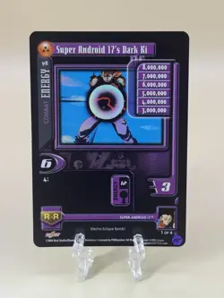 Super Android 17's Dark Ki CCG TCG Card DBGT Dragon Ball GT - FOIL - Image 5