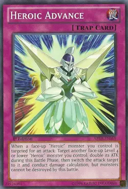 3x Heroic Advance - ABYR-EN069 - Common - 1st Edition ABYR - Abyss Rising YuGiOh - Image 1