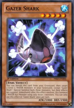 3x Gazer Shark - PRIO-EN006 - Common - 1st Edition PRIO - Primal Origin YuGiOh N - Image 1