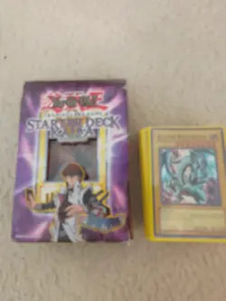 YU-GI-OH Near-Complete Kaiba Evolutions Starter Deck 1st Edition Opened Box - Image 1
