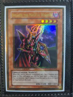 GLD1-EN014 Breaker The Magical Warrior Gold Rare Limited Edition (NM) YuGiOh - Image 1