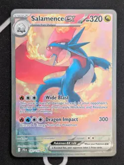 Salamence Ex 187/159 Pokemon Journey Together Special Illustration Rare NM - Image 1