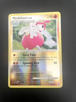 Pokemon Card Medicham Diamond & Pearl Base Reverse Holo 32/130 LP - Image 1