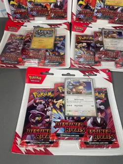 Pokemon TCG Trading Cards Destined Rivals 3 Pack Blister Lot 5 (15 Total Packs) - Image 4