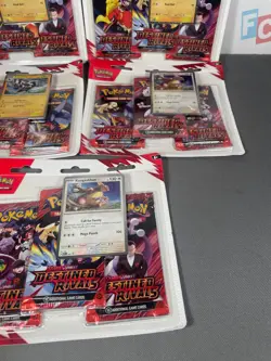 Pokemon TCG Trading Cards Destined Rivals 3 Pack Blister Lot 5 (15 Total Packs) - Image 5