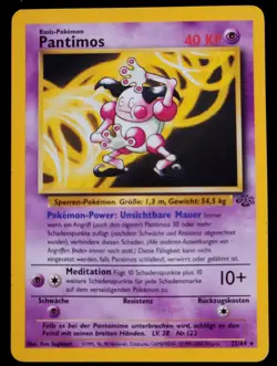 Vintage 1999 Pokemon Classic Jungle Set Mr. Mime / Pantimos (GERMAN) #22/64 Rare - Image 1