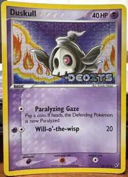 Pokemon Dunskull #58/107 Reverse Holo Common - 2005 EX Deoxys - Near Mint (NM) - Image 1