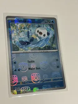 Pokemon TCG White Flare Oshawott Masterball Reverse Holo 021/086 ENGLISH NM - Image 2