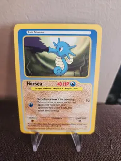 Horsea Funskool Pokemon Card 2004 India Rare Trading Cards (I 06) - Image 1