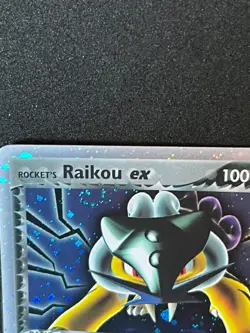 Rocket's Raikou ex 108/107 Pokemon Ex Deoxys -Holo w. Swirl🌀Secret Rare-NP/NM+ - Image 4