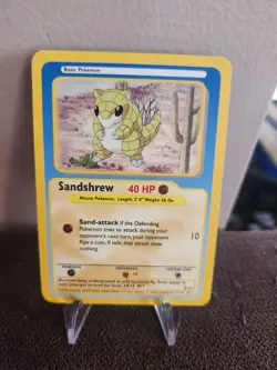 Funskool Sandshrew Pokemon Card India 2004 (R 07) - Image 1