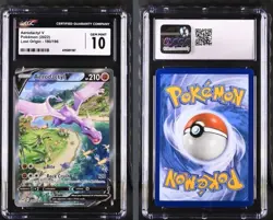 Aerodactyl V 180/196 Lost Origin Alternate Full Art Pokemon Card CGC 10 Gem Mint - Image 3